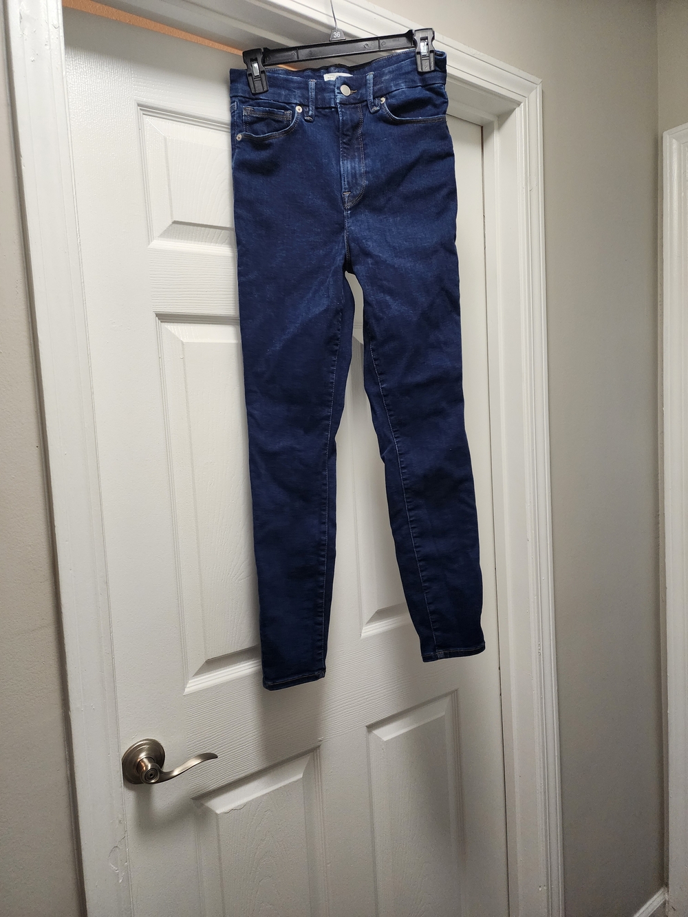 Good American Indigo High-Rise Skinny Jeans